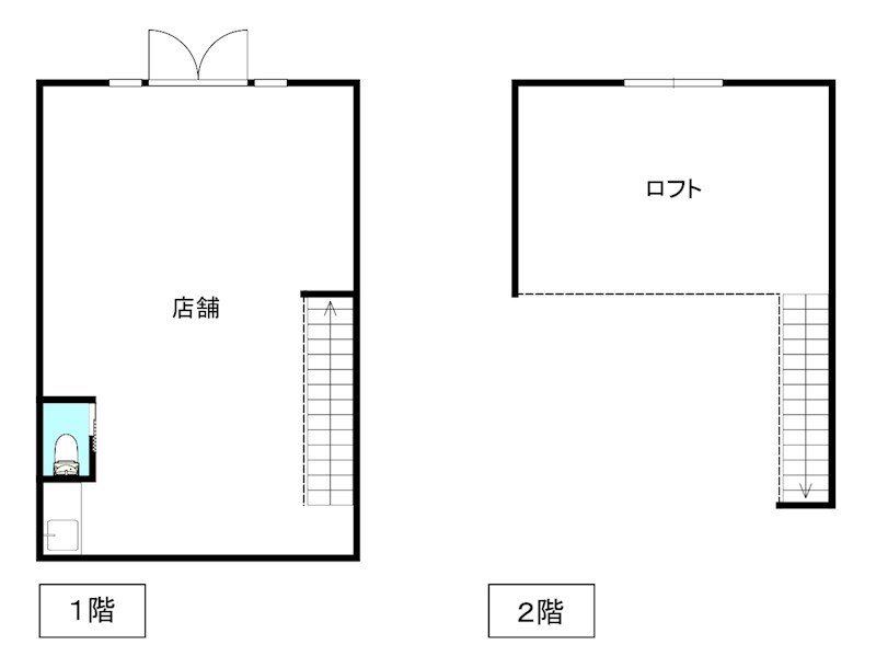 端野町三区４００－１店舗 間取り