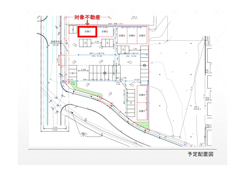 中央三輪２丁目３１７－３店舗 駐車場