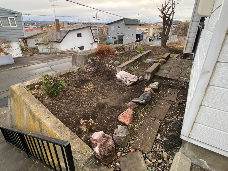 北海道北見市美芳町３丁目4番7号 庭