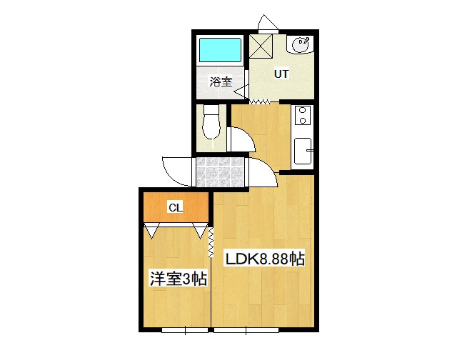 ハイツS2 間取り