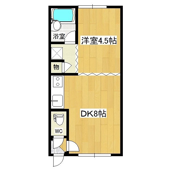 コーポ凌Ⅰ 間取り