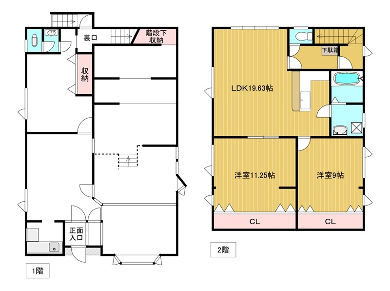 高栄東町３丁目２８－１９店舗 間取り
