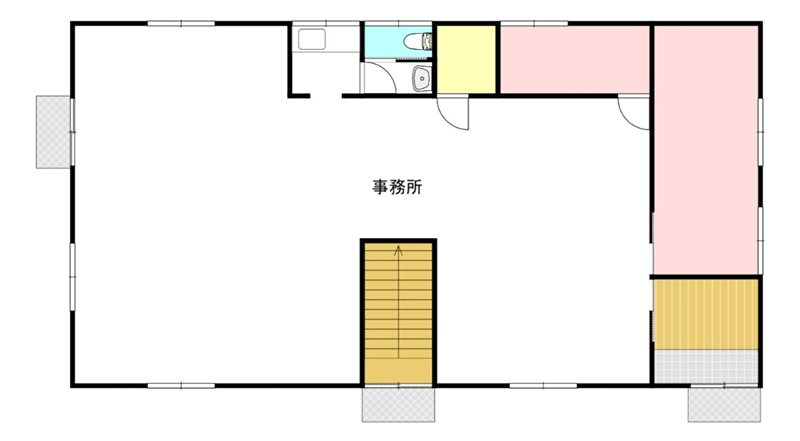 川尻事務所（小泉） 間取り