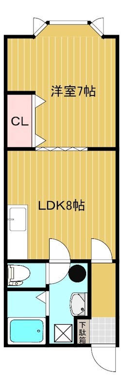 コーポはっとり 間取り