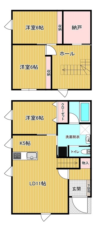 フォレスト弐番館　 間取り