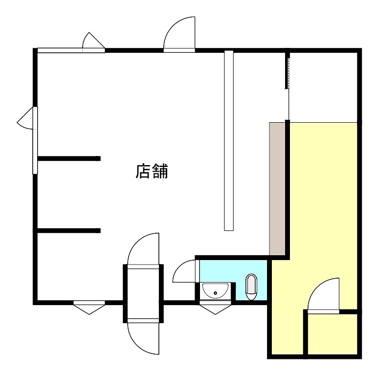 三楽町43番地貸店舗 間取り