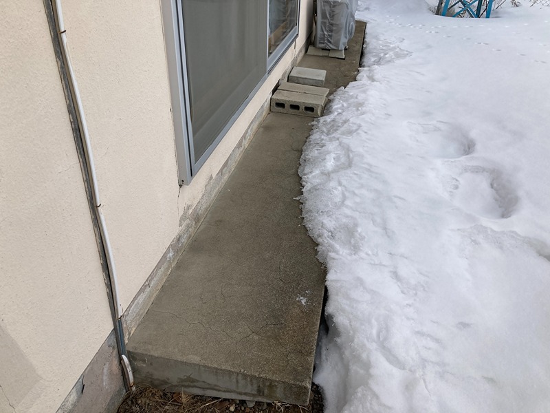 北海道北見市錦町180番地54 ベランダ
