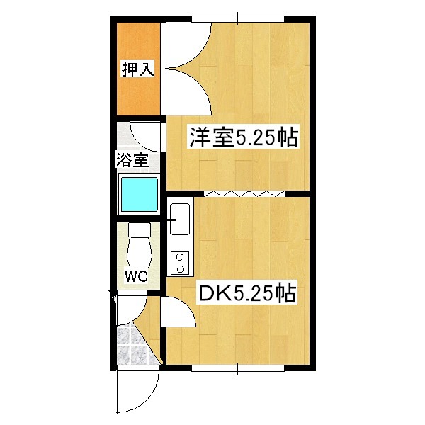 コーポやました 間取り