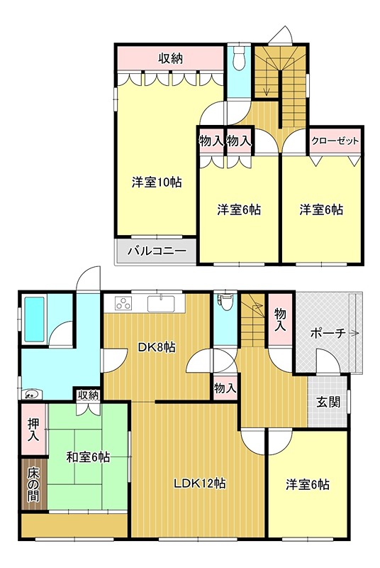 北海道北見市高砂町8-24 間取り