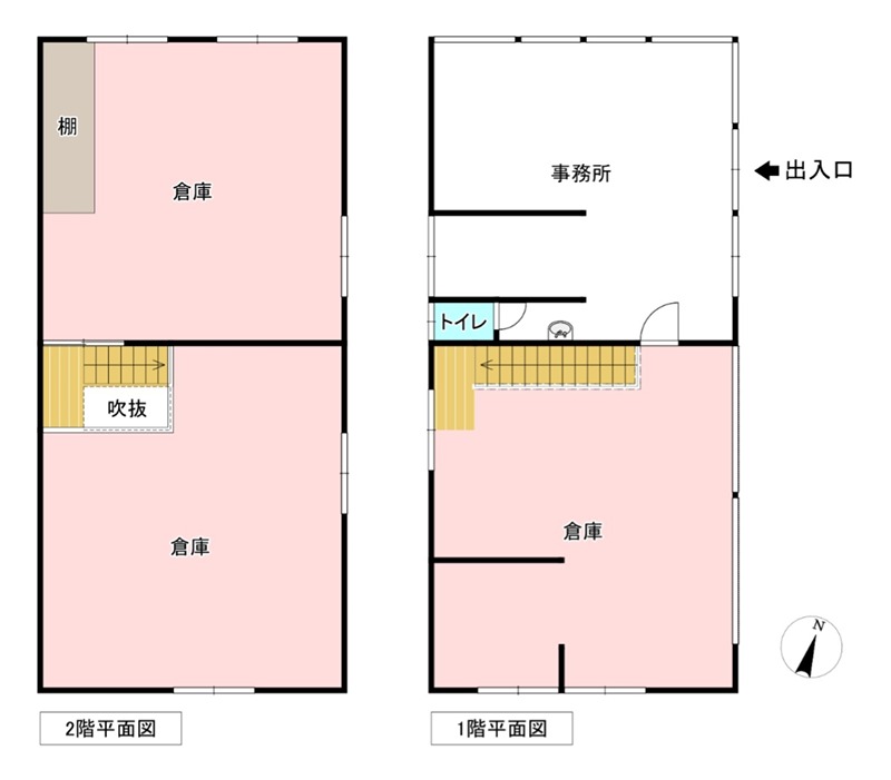 新町2丁目8-13店舗 間取り
