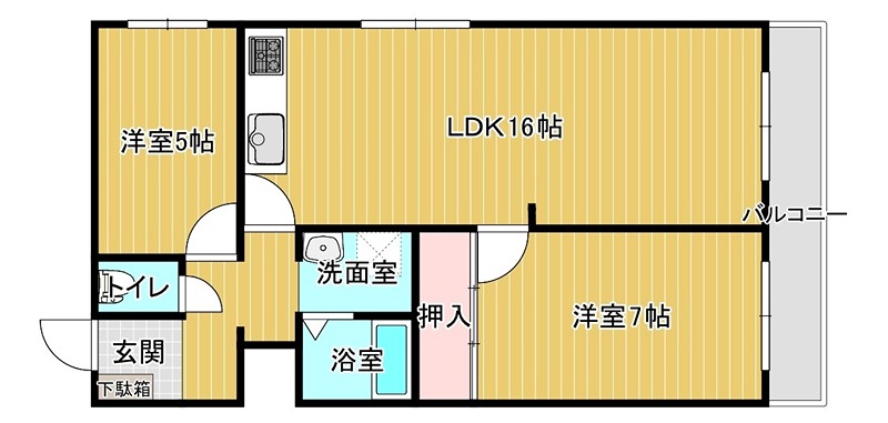 Ｍクレール 間取り