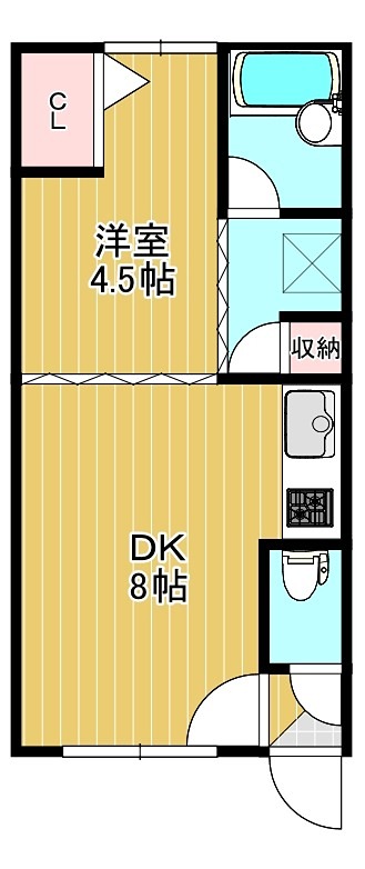 コーポ凌Ⅰ 間取り