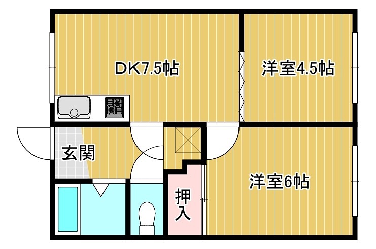 ＴＫハイツ 間取り