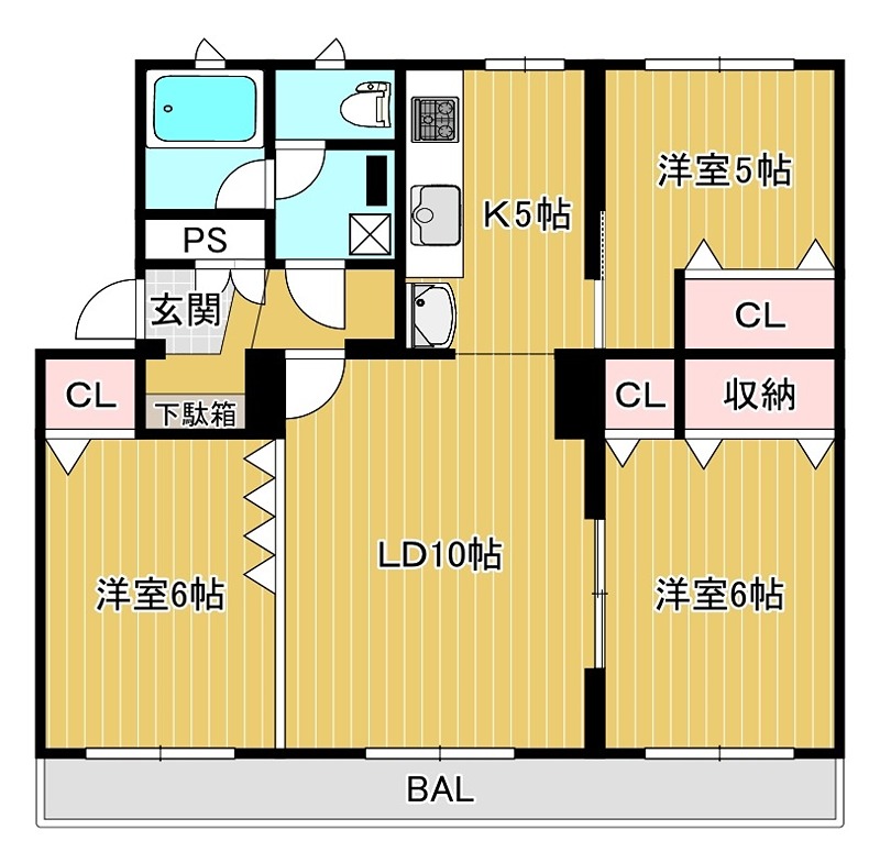 ファミールきよみ 間取り