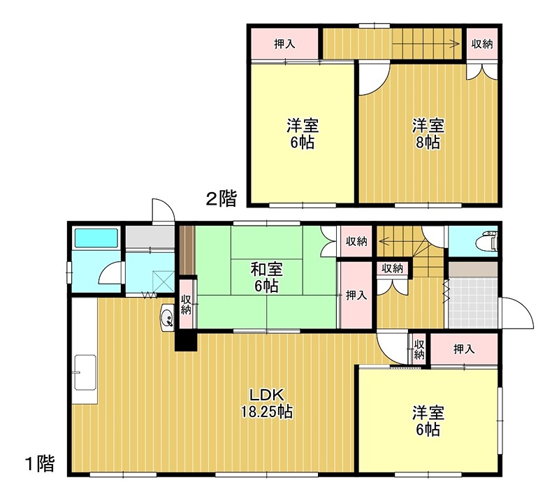 北海道北見市美山町南３丁目8-89 間取り