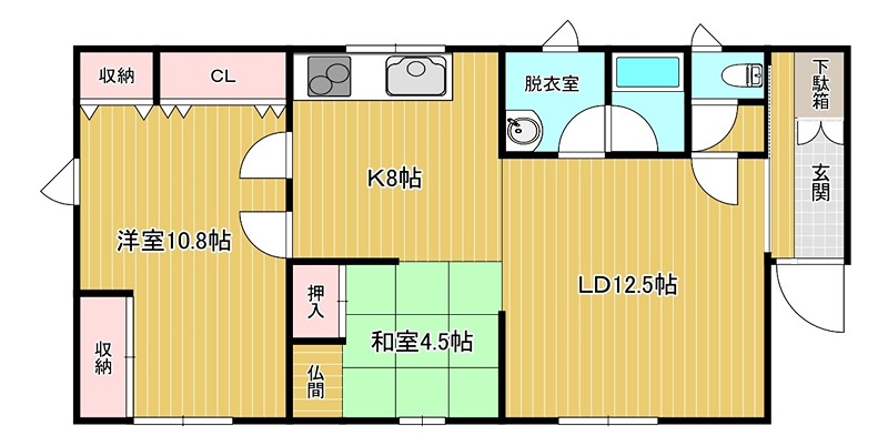北海道網走郡美幌町東町２丁目102番地9 間取り