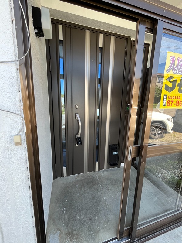 北海道網走市駒場南２丁目3-14 玄関