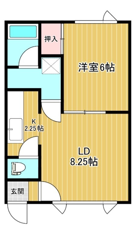 オホーツクハイツ 間取り