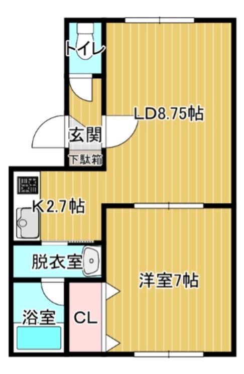 リバティ呼人 間取り