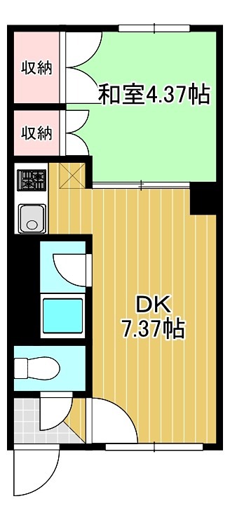 加納マンションＢ 間取り