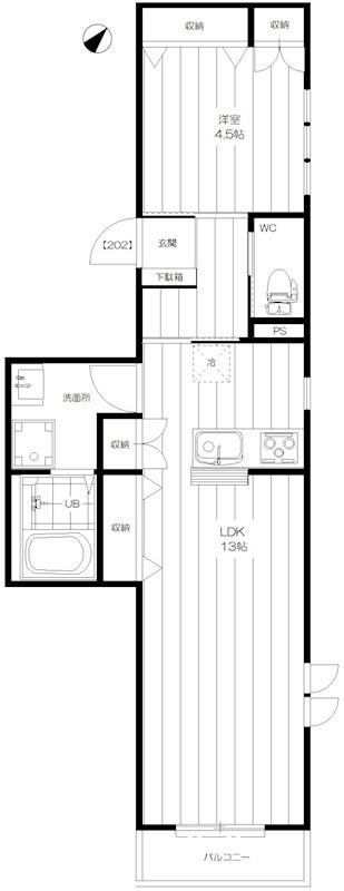 グランマーレ西荻 間取り