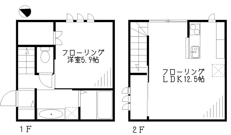 南荻窪4丁目メゾネット 間取り