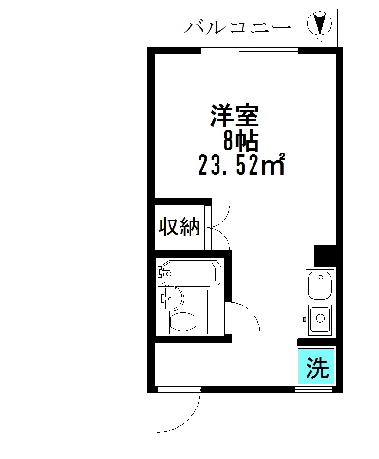 テラスベリィ 403号室 間取り