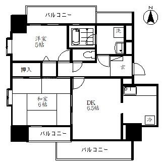 A&I-21 1101号室 間取り