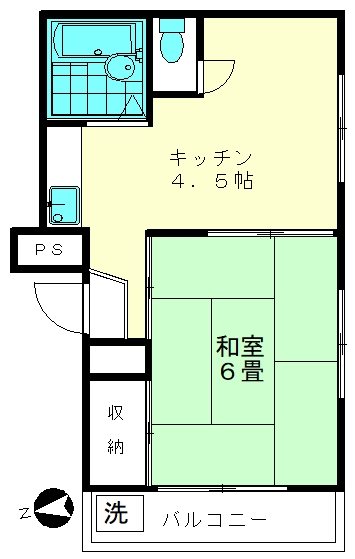 ビューハイム板橋 201号室 間取り