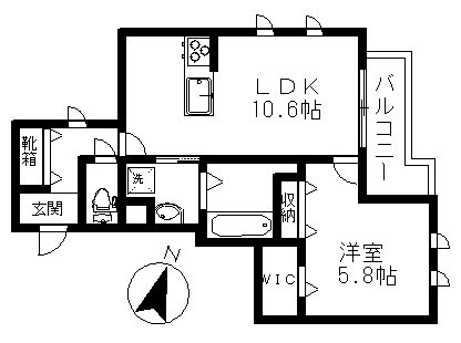 氷川町Maison Harunohi 間取り