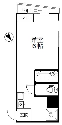 コーポ北澤 203号室 間取り