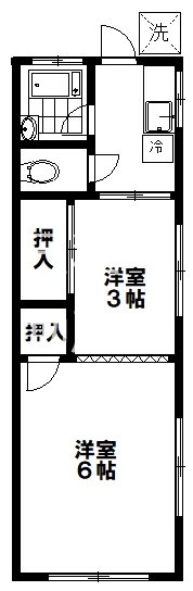 越川荘 間取り