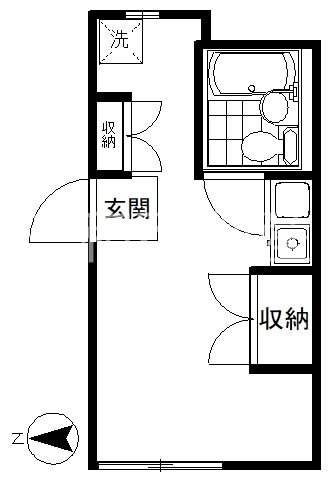 保坂ビル 405号室 間取り