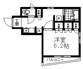 メゾン・フルール 206号室 間取り
