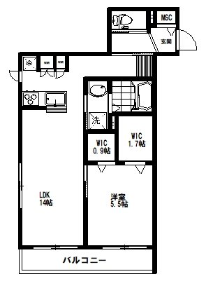 ルミエール中板橋  間取り
