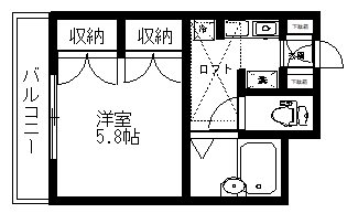 メゾン・フルール 303号室 間取り