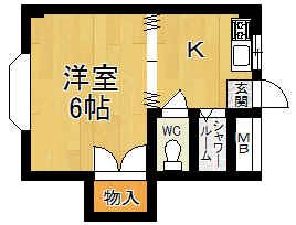 コーポタムラ  間取り図