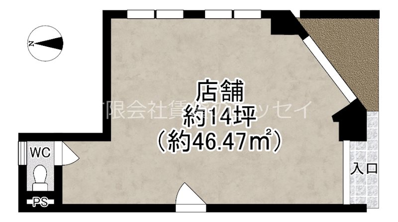 スギタビル 101号室 間取り
