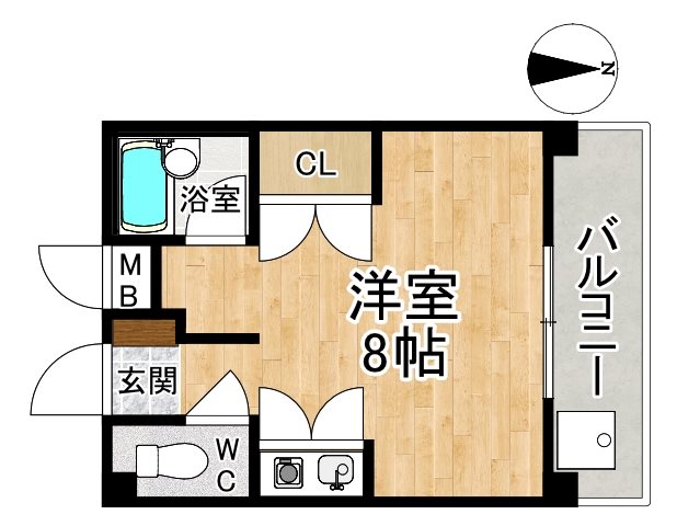 サン・ふくむらびるⅡ 間取り図