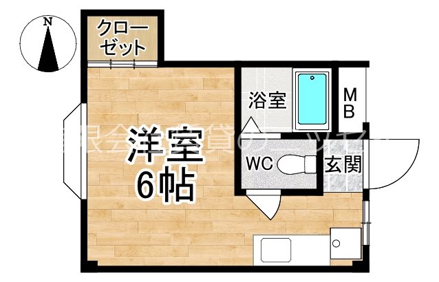 コーポタムラ 102号室 間取り