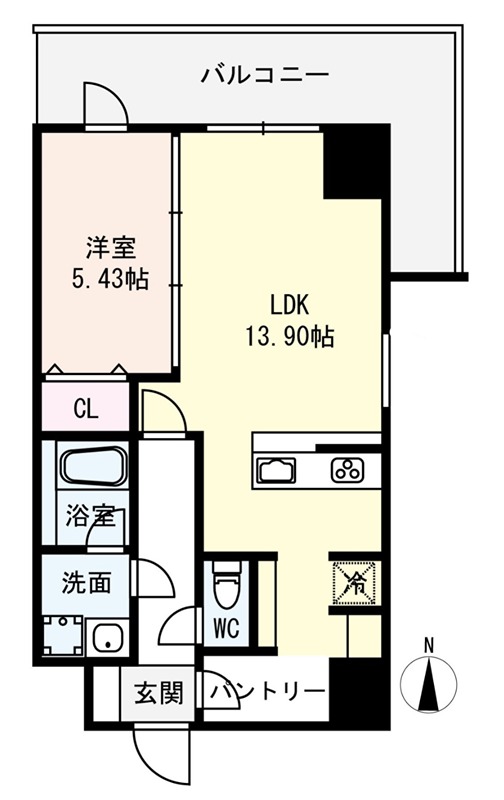 Saidaiji Terrace 間取り図