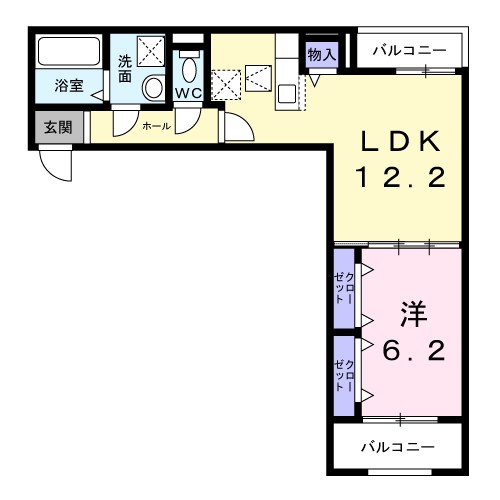 アプリコットⅢ 間取り図