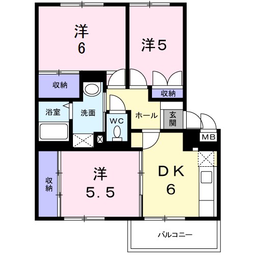 エスポア－ル 間取り図