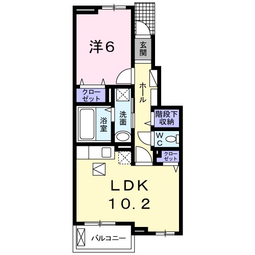 シャルム一条 間取り図