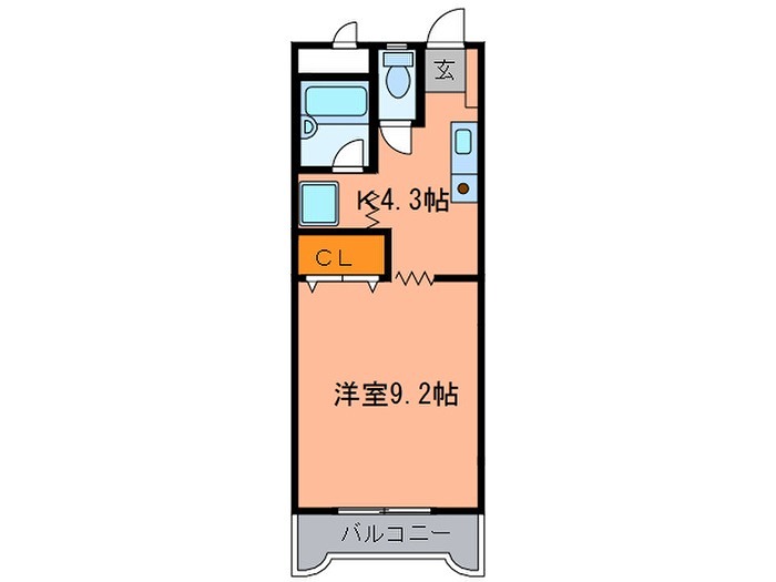 ディアコ－ト美濃喜 間取り