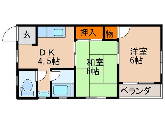 菫コーポラス 間取り
