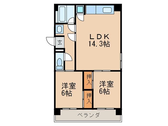 コンセール東山 間取り
