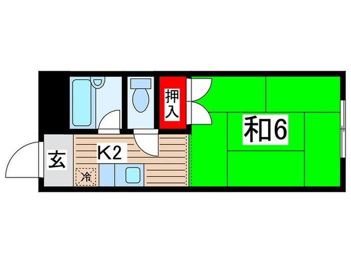 パナハイツ中川 間取り
