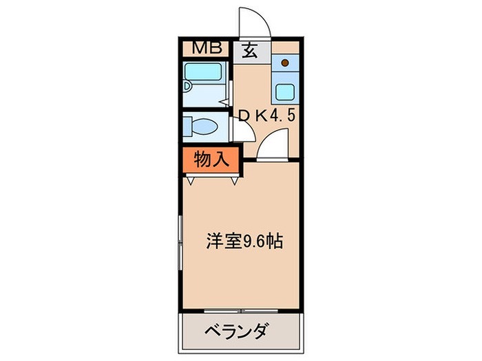 エスポワールオバタ 間取り