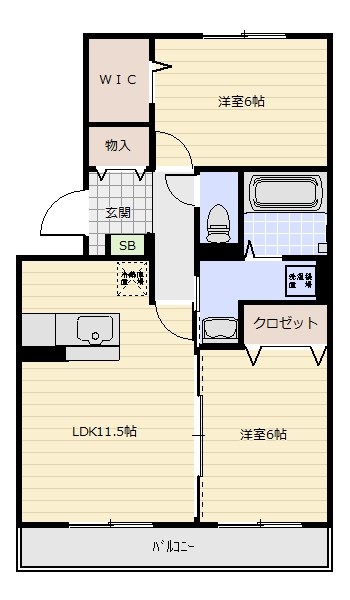 グランドソレイユＡ 間取り